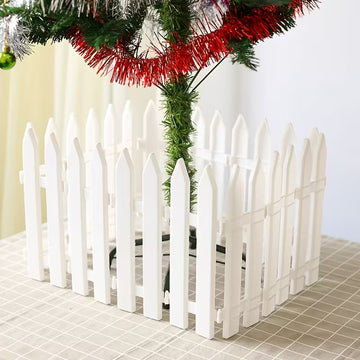 White Garden Border Fence (10-Pack)