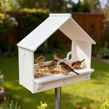 Birdhouse Garden Feeder