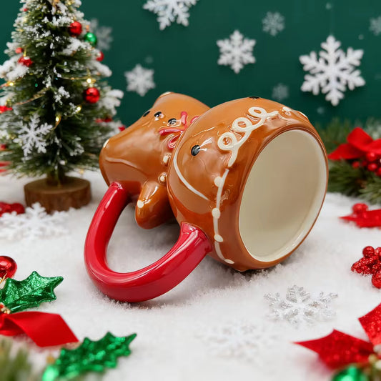 Holiday Biscuit-Pattern Mug